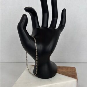 Vintage Silver Chain Bracelet lot C45